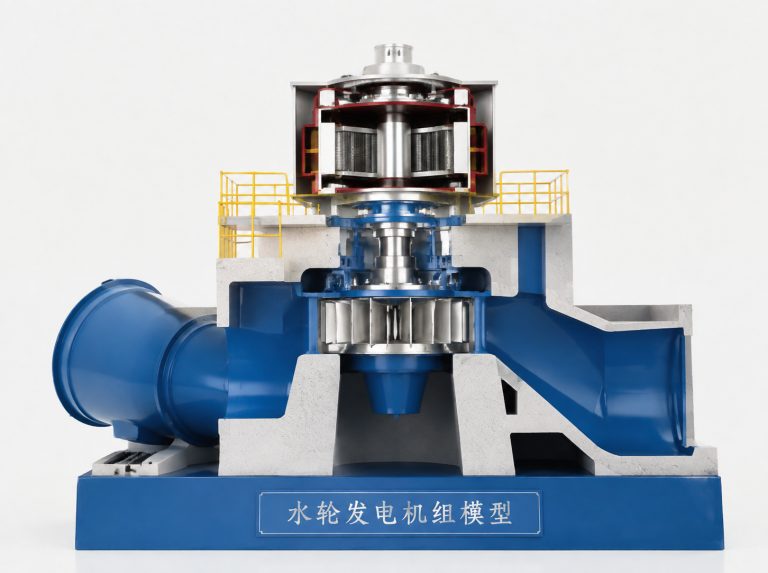 大同水轮发电机组剖视模型